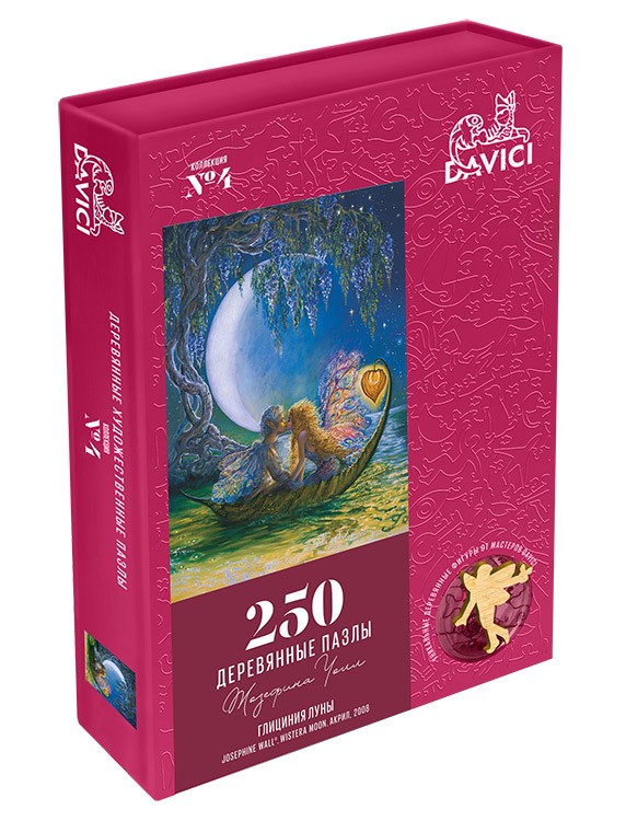 Деревянные пазлы DAVICI «Глициния луны (Wisteria moon)» — картинка 10