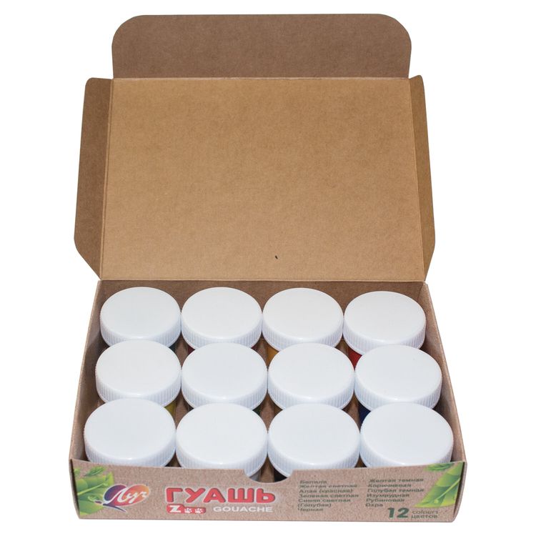 Гуашь Луч «Zoo», 12 цв. по 15 мл, без кисти — картинка 3