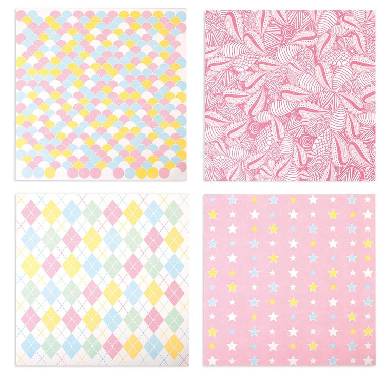 Бумага для скрапбукинга 30х30 см «Пастельные тона», 12 дизайнов — картинка 4
