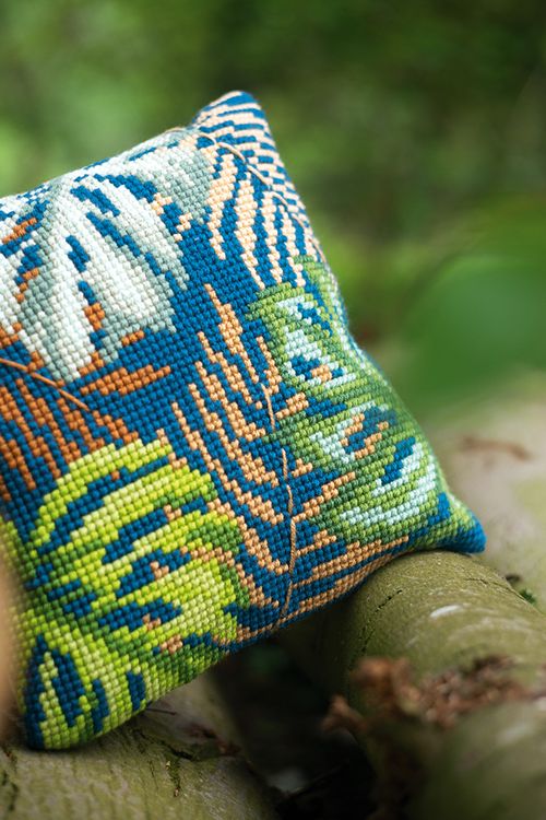 Набор для вышивания «Подушка. Листья» — картинка 3