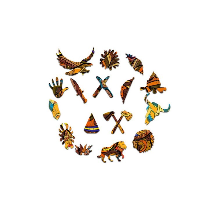 Деревянные пазлы «Царь Зверей L», Woodbests — картинка 4