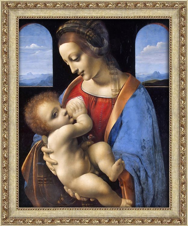 Алмазная вышивка «Мадонна Литта» Леонардо да Винчи