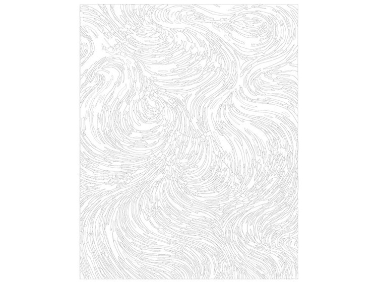 Картина по номерам «Фантазия в линиях» — картинка 3