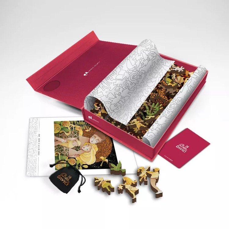 Деревянные пазлы DAVICI «Золотое солнце» — картинка 13