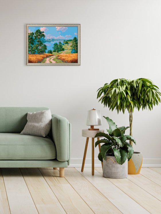 Картина по номерам «Среди пшеничных полей» — картинка 8