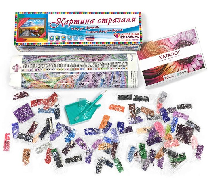 Алмазная вышивка «Икона Владимирская Богородица» — картинка 3