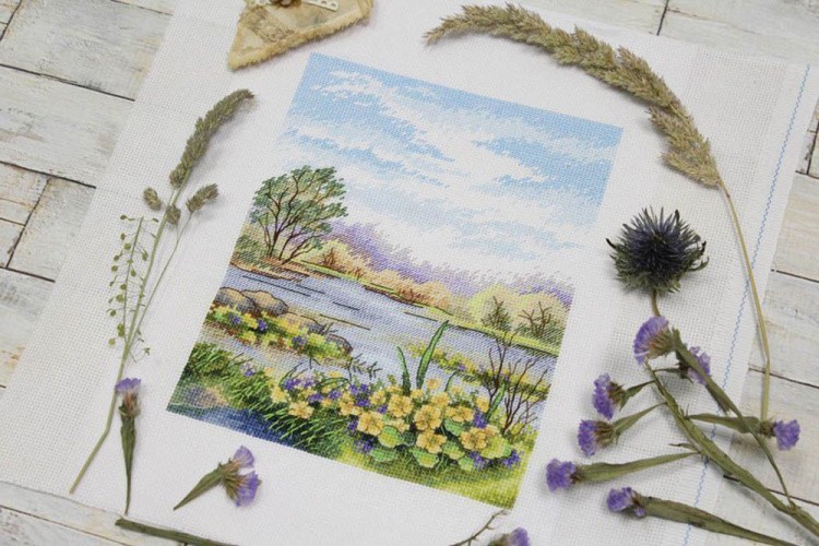 Набор для вышивания «Лесной пруд» — картинка 4