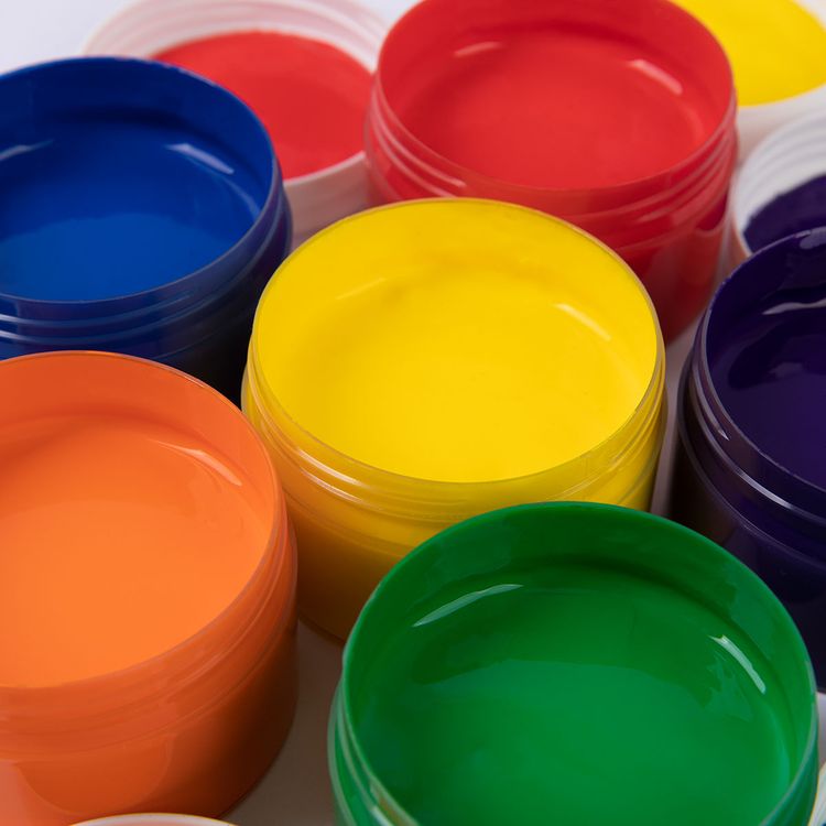 Краски пальчиковые «Расти», 6 цв. по 70 мл, Лео — картинка 3