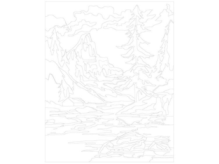 Картина по номерам «Природа» — картинка 3