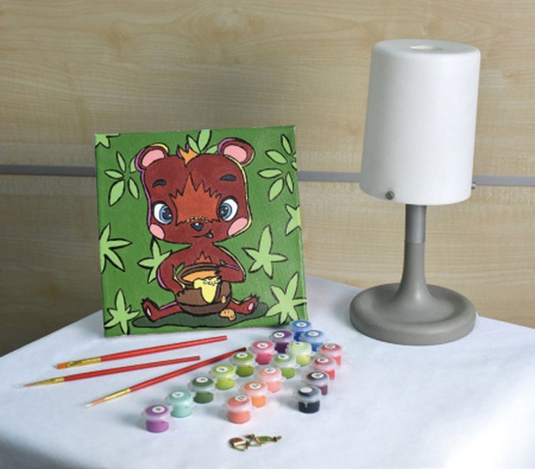 Картина по номерам «Медвежонок» — картинка 4