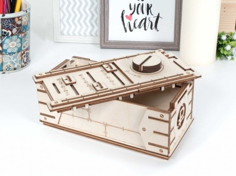 Конструктор из дерева «Копилка-сейф», Lemmo — картинка 5