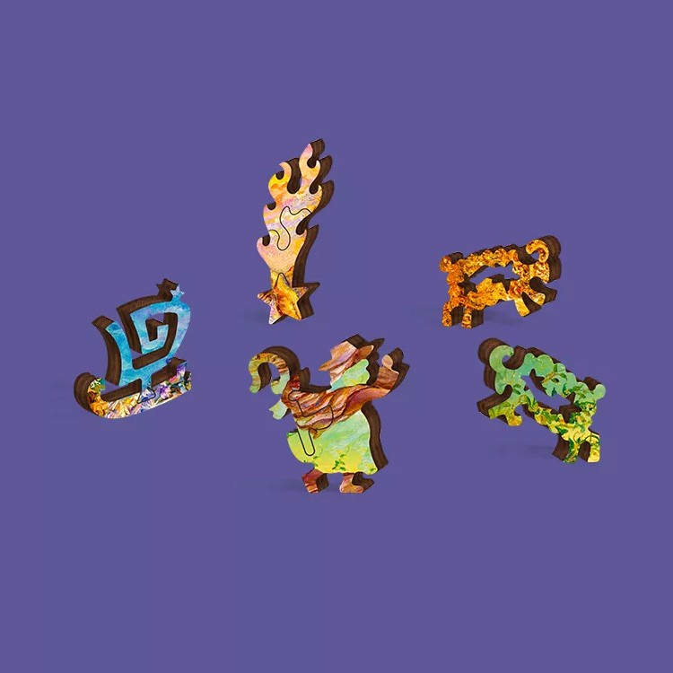 Деревянные пазлы DAVICI «Знак зодиака. Овен» — картинка 4