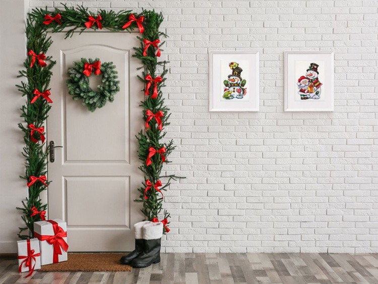 Набор для вышивания «Снеговичок и Дед Мороз» — картинка 7