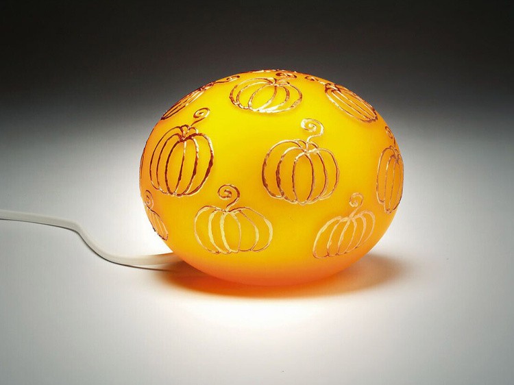 Краска по стеклу рельефная Cerne relief, цвет: под золото — картинка 5