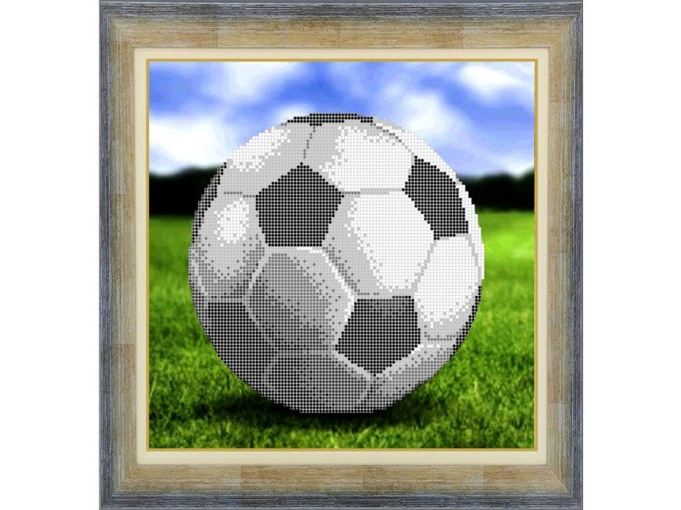 Рисунок на ткани «Футбольный мяч»
