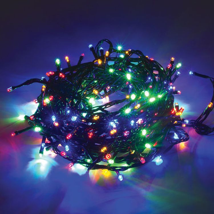 Электрогирлянда светодиодная «Стандарт», 200 ламп, 10 м, многоцветная — картинка 2