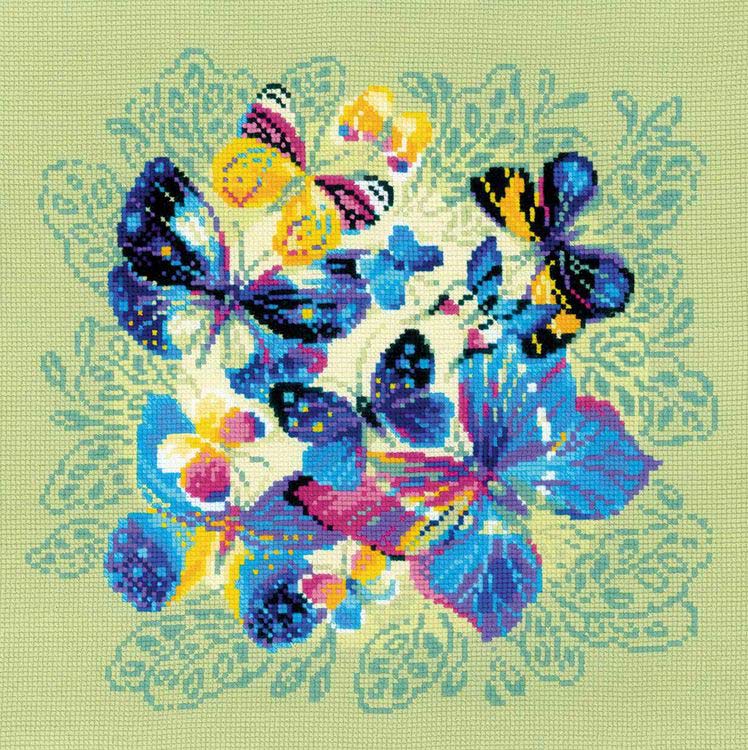Набор для вышивания «Панно. Яркие бабочки»