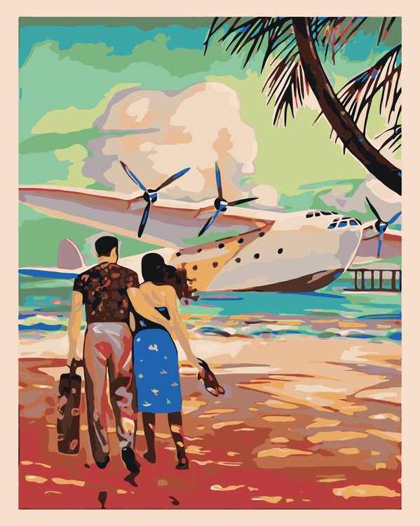 Картина по номерам «Тропическое путешествие»