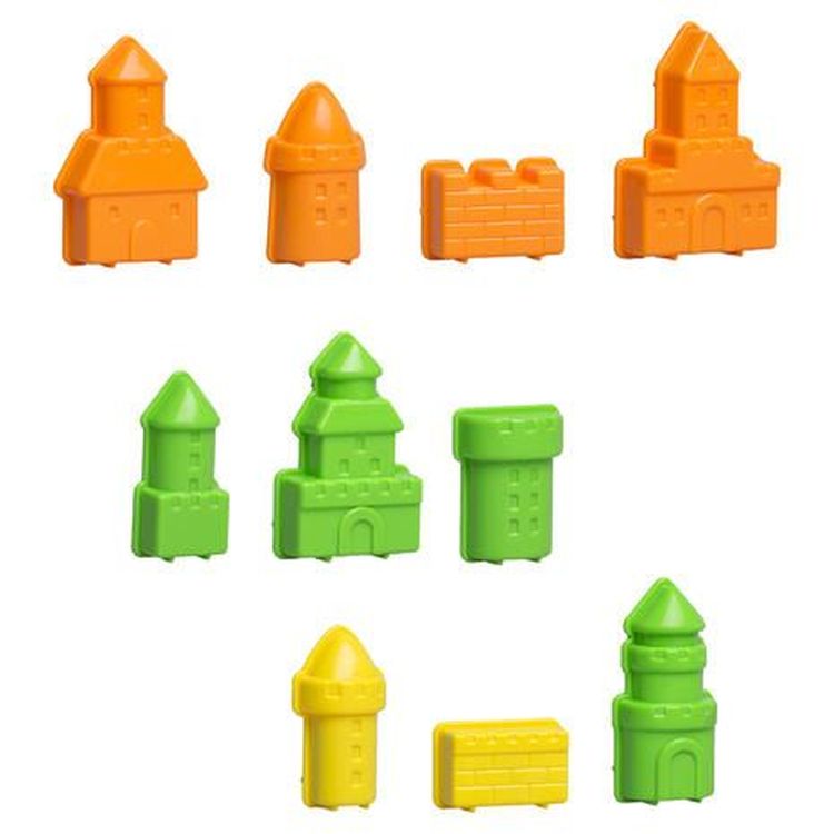 Космический пластичный песок набор «Городские истории» 2 кг светящийся в темноте синим цветом — картинка 10