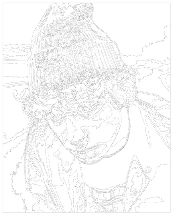 Картина по номерам «Вышел покурить: Юра Авангард 3» — картинка 3