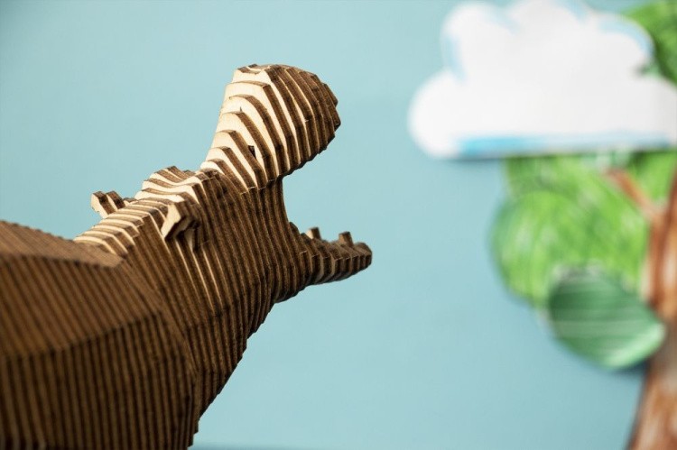 Конструктор из дерева «Бегемот с набором карандашей», UNIWOOD — картинка 6