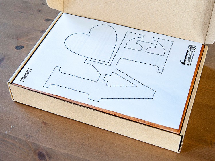 Набор для творчества STRING ART «Love» — картинка 3