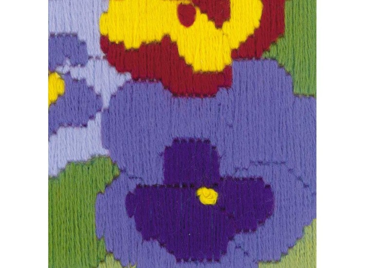 Набор для вышивания «Три анютки» — картинка 3