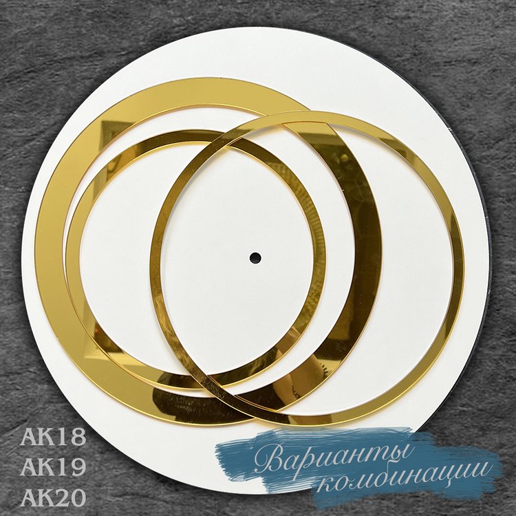 Зеркальная окантовка Золото, 22,3 см — картинка 6