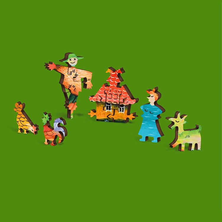 Деревянные пазлы DAVICI «Доброе утро» — картинка 4