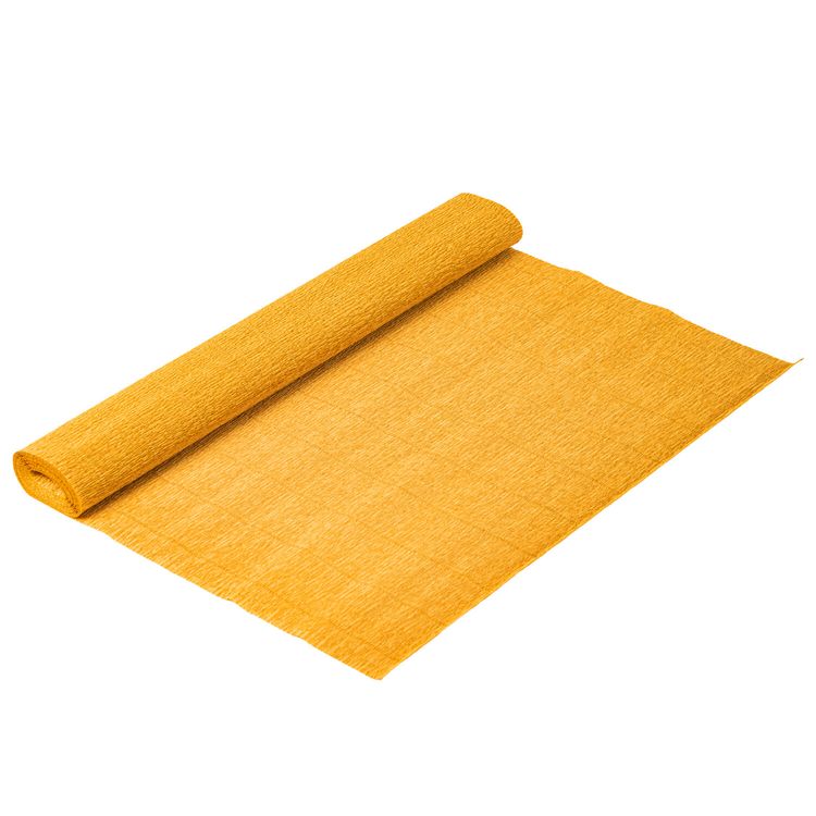 Бумага гофрированная Fiore 140 г/м2, светло-оранжевая (976), 50х250 см, Brauberg — картинка 2