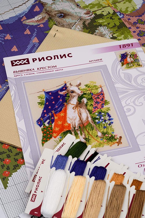 Набор для вышивания «Озорная козочка» — картинка 4