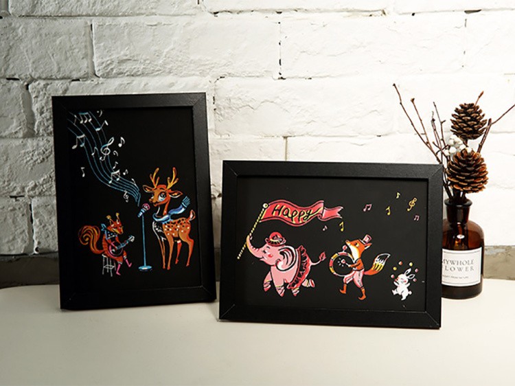 Набор скретч-открыток «Cute Animals» (цветные) — картинка 7