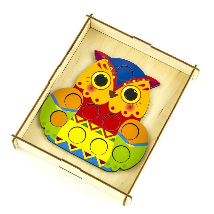 Мозаика «Ежик и сова» — картинка 4