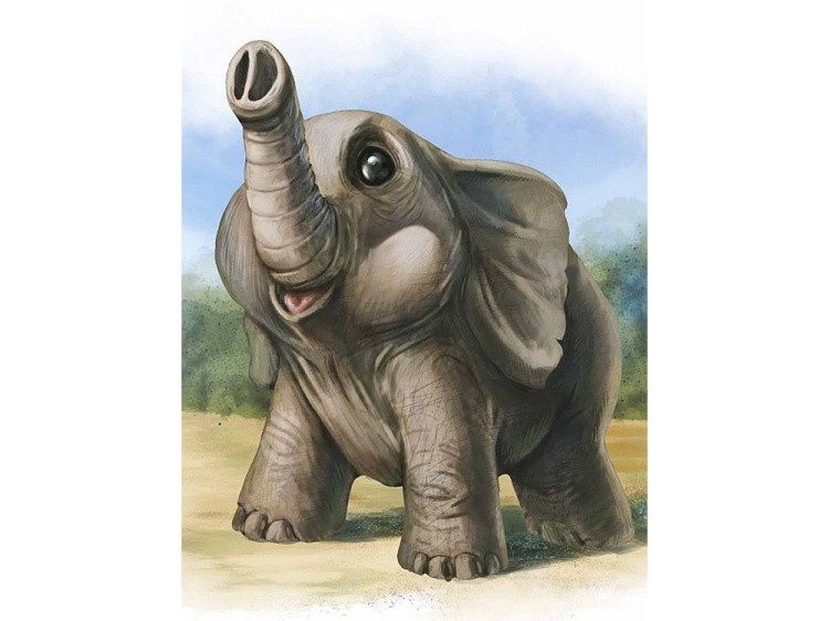 Фигурка для раскрашивания «Слоненок» — картинка 3