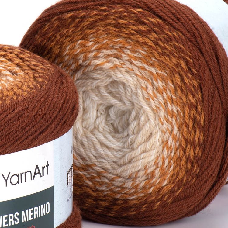 Пряжа YarnArt Flowers Merino (537), мультиколор, 5 шт. по 225 г — картинка 2