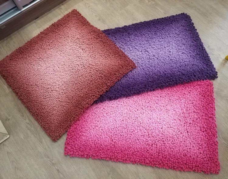 Пряжа ALIZE Puffy Fine Ombre Batik (7296), оранжевый, 5 шт. по 500 г — картинка 2
