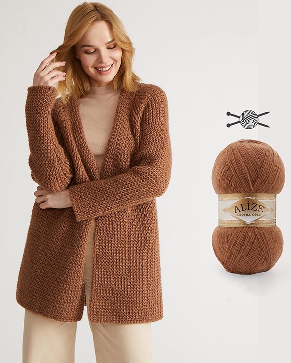 Пряжа ALIZE Angora Gold (757), светлый фрез, 5 шт. по 100 г — картинка 9