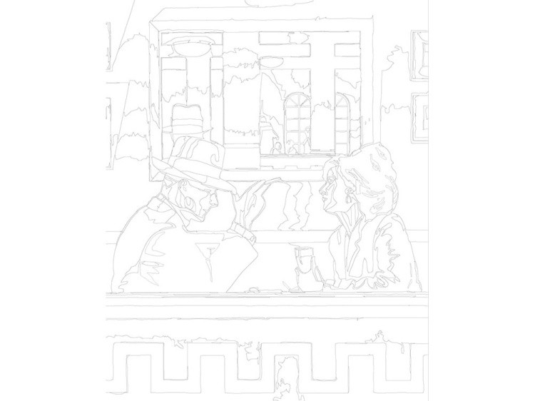 Картина по номерам «Мужчина в зеркале» — картинка 3