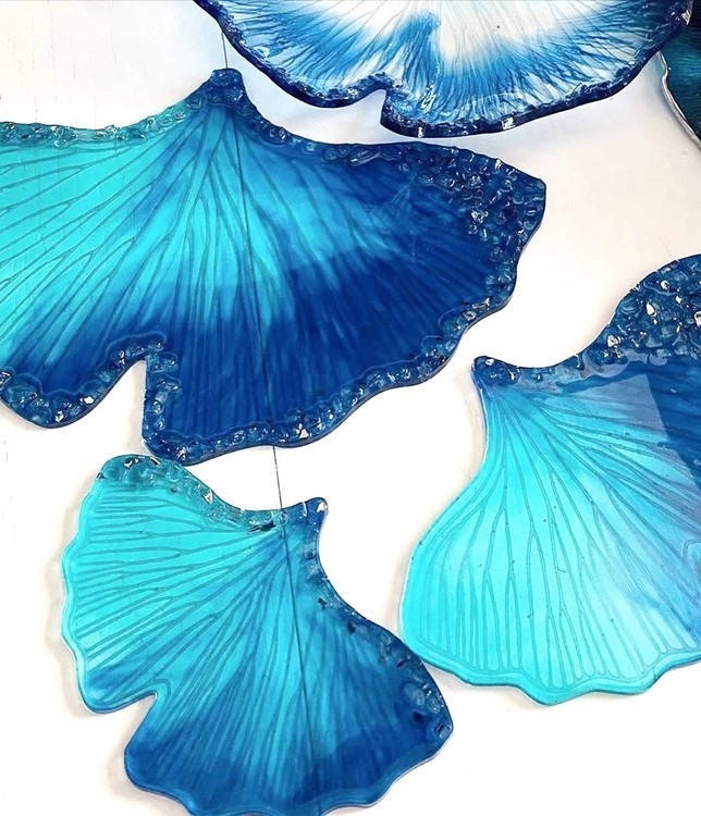 Силиконовая форма листок «Гингко», модель №50 размер S — картинка 5