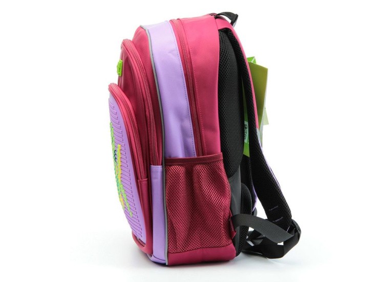Рюкзак 4ALL Kids с битами, красно-сиреневый — картинка 3