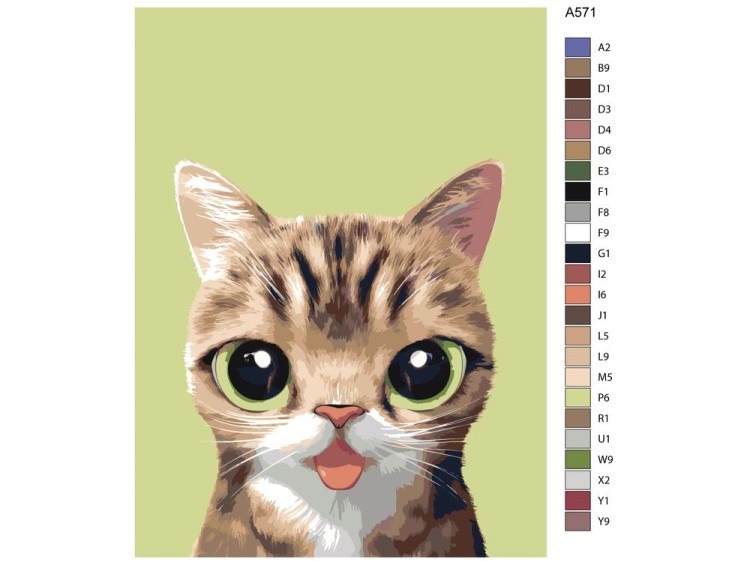 Картина по номерам «Паштет» — картинка 2