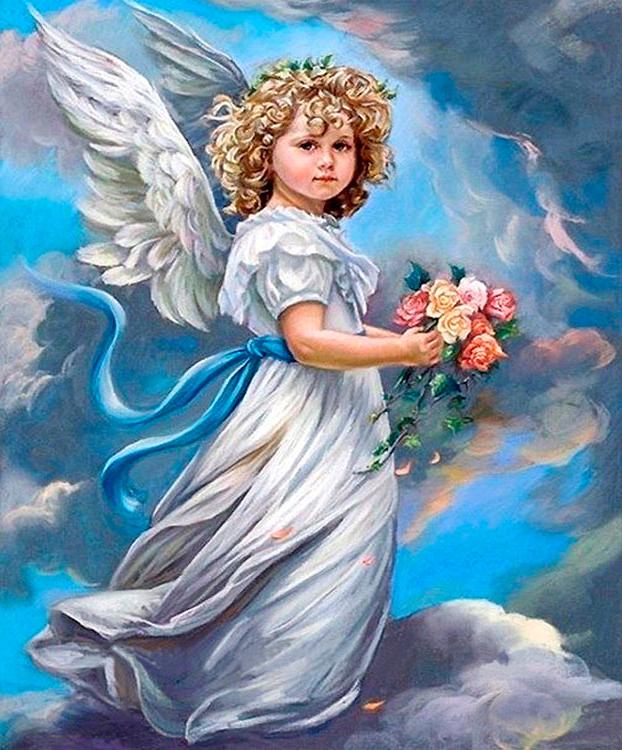 Алмазная вышивка «Небесный ангел»