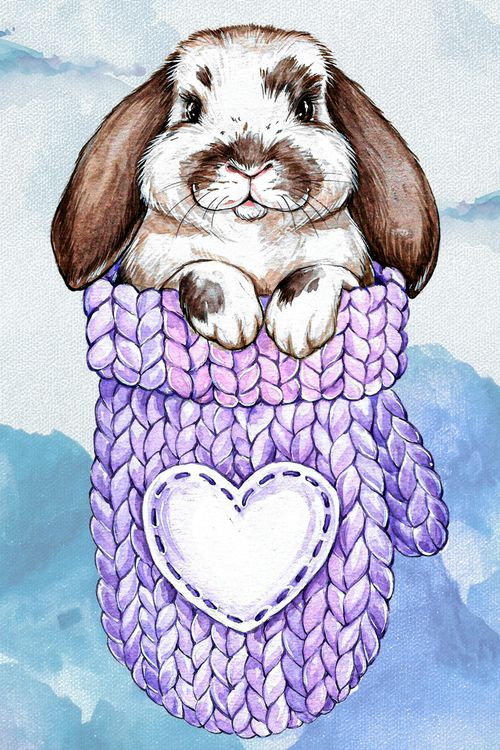 Алмазная вышивка «Теплая варежка» — картинка 2