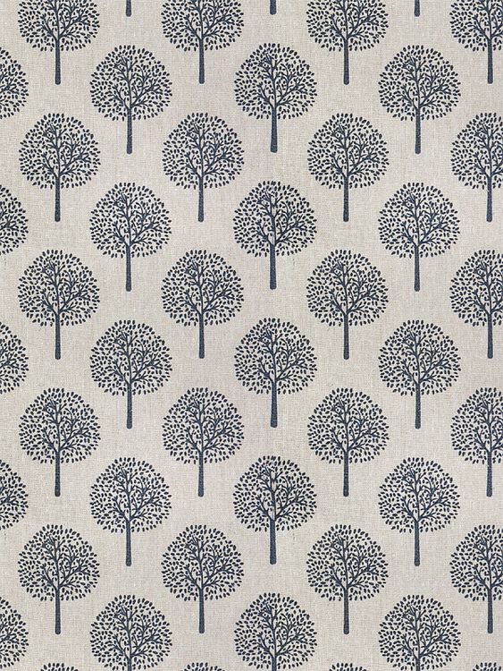 Ткань Лен, 140 г/м², 5 м x 150 см, цвет: молочный, серый, растительный принт, TBY — картинка 4