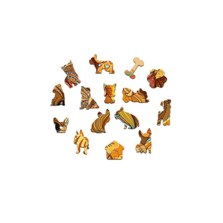 Деревянные пазлы «Йоркширский Терьер S», Woodbests — картинка 4