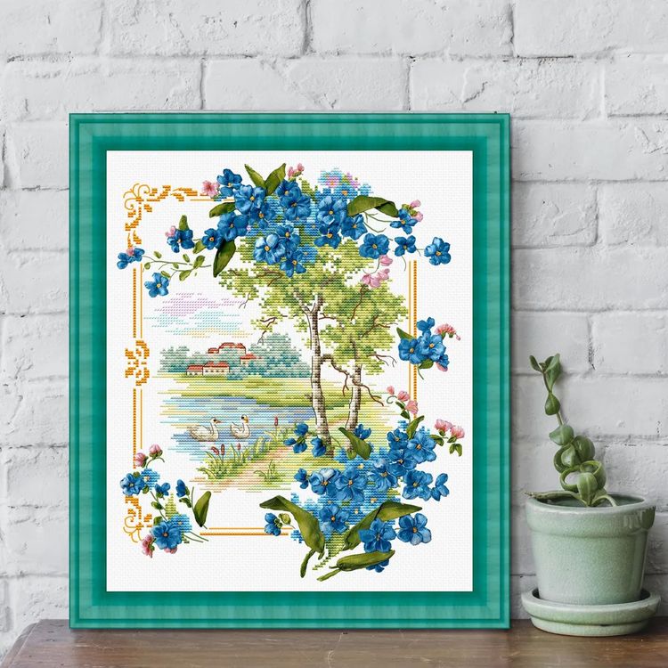 Набор для вышивания «Родные просторы. Незабудки» — картинка 9