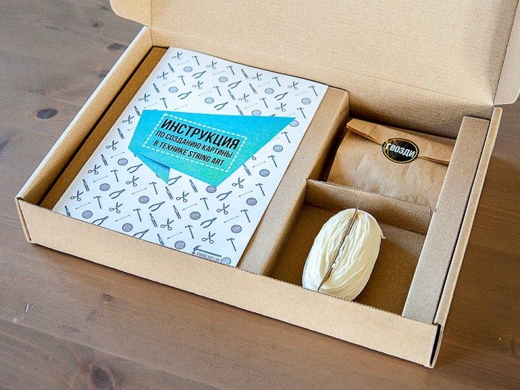 Набор для творчества STRING ART «Олень» — картинка 5