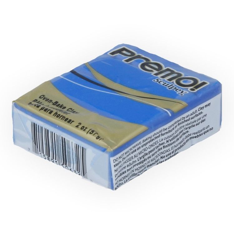 Полимерная глина Sculpey Premo, 5063 голубой кобальт, 57 г — картинка 2