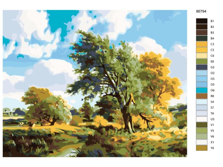 Картина по номерам «Летний день» — картинка 2