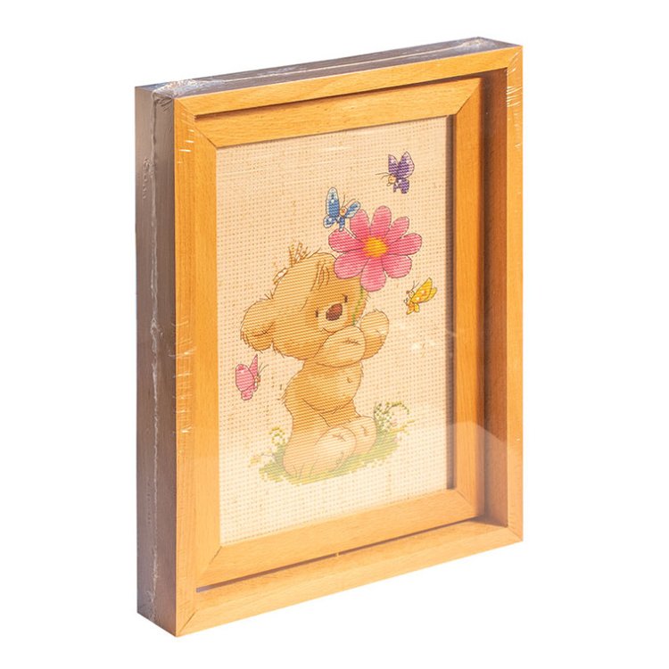 Набор для вышивания «Мишка с цветком» — картинка 3